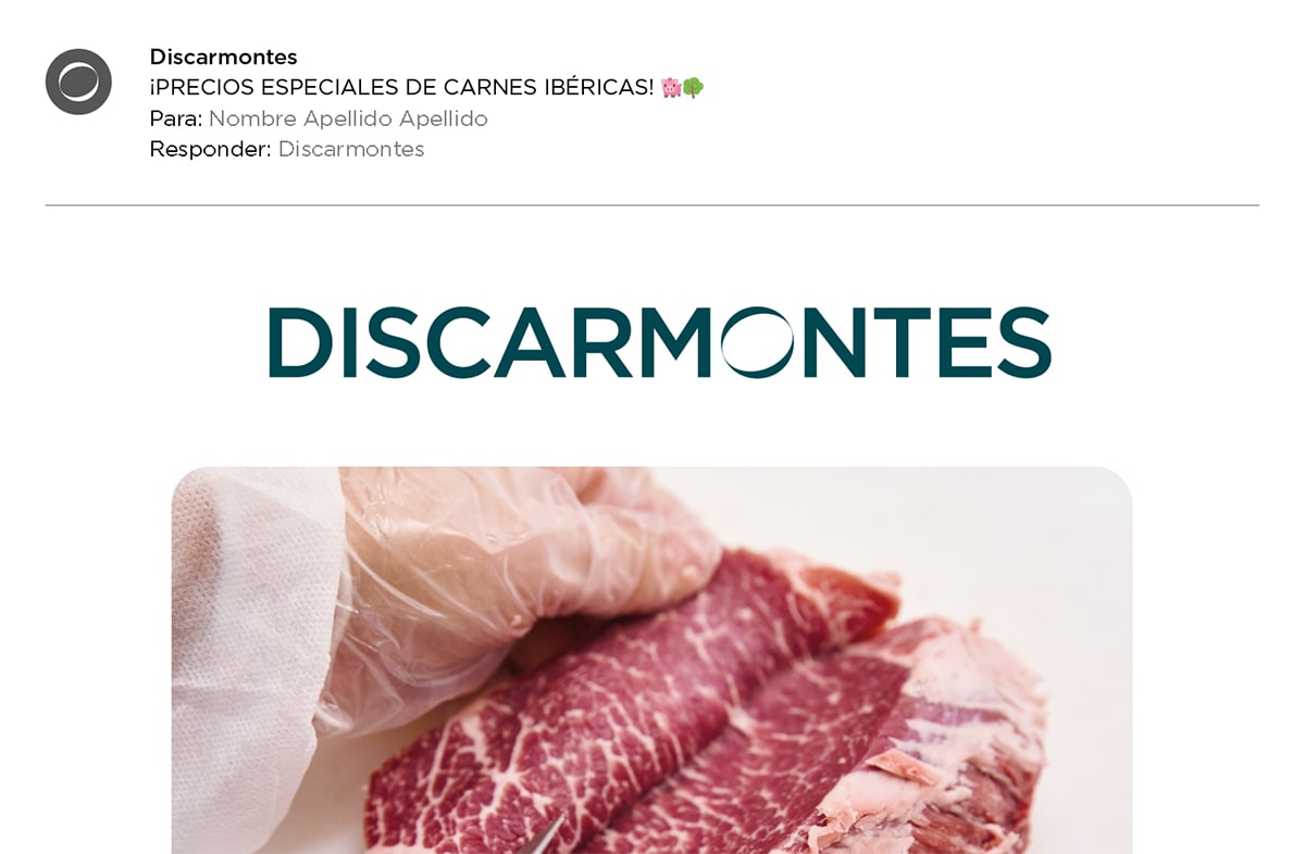 Email marketing para DIscarmontes